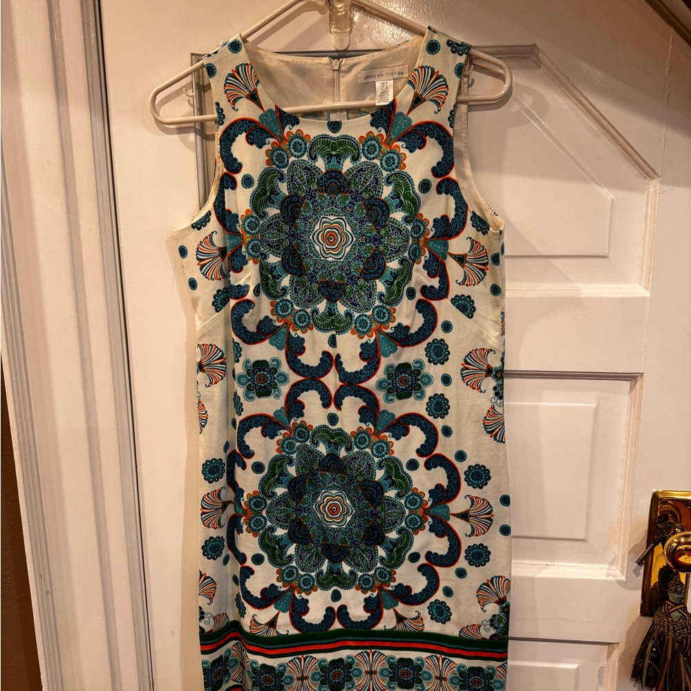 London Times brand Multicolor Sleeveless Dress
